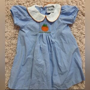 Smocked Pumpkin Dress